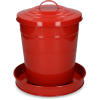 Gaun Fjerkræfoderautomat metal rød 6 kg L29cm Gaun Fjerkræfoderautomat metal rød 6 kg L29cm