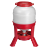 Gaun Fjerkræfoderautomat med ben, rød, 30 l L38cm Gaun Fjerkræfoderautomat med ben, rød, 30 l L38cm