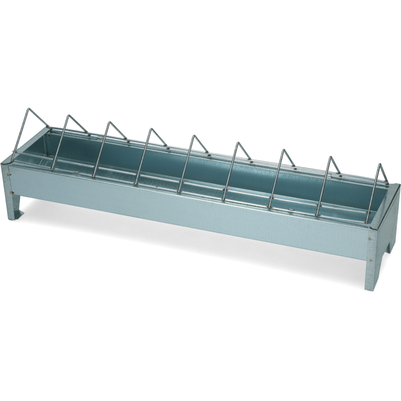 Gaun Fjerkræfoderautomat galvaniseret metal L50cm Gaun Fjerkræfoderautomat galvaniseret metal L50cm