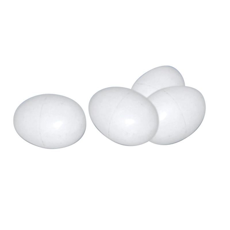 Gaun Fjerkræ plastikæg L4cm Gaun Fjerkræ plastikæg L4cm