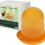 Foderautomat til fjerkræ, orange, 2 kg Gaun