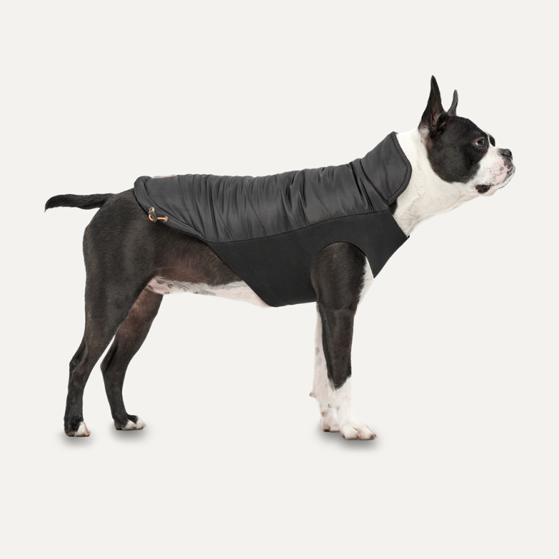 Goo-eez Mock Neck Signature Wrap Jakke M Sort Goo-eez Mock Neck Signature Wrap Jakke M Sort