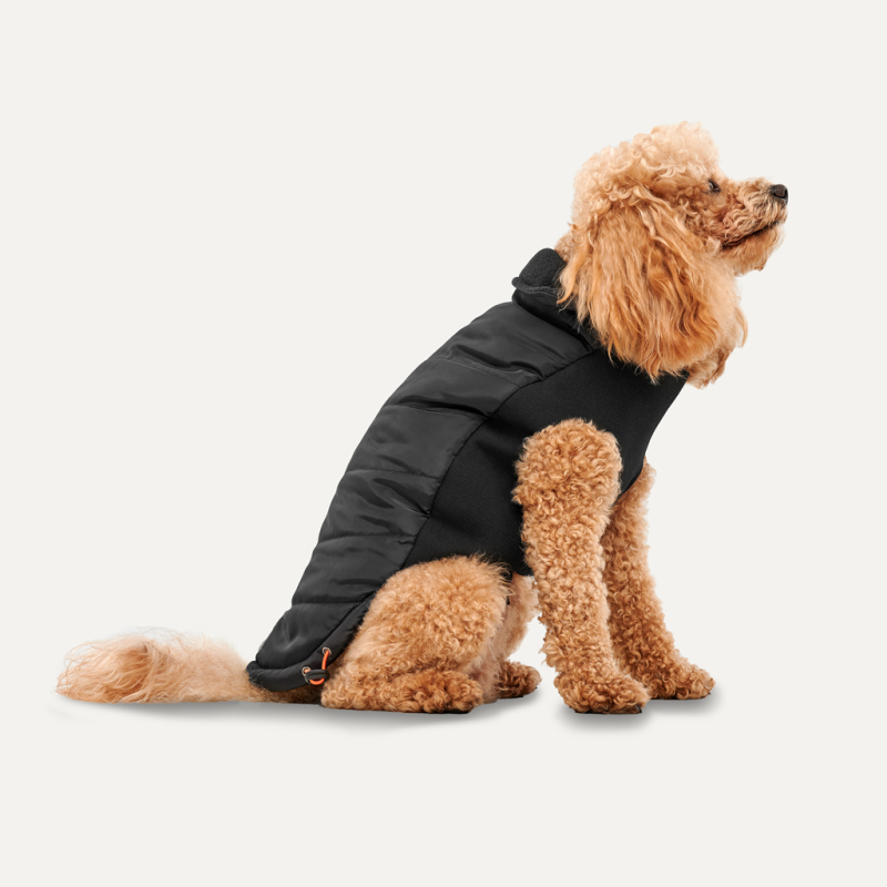 Goo-eez Mock Neck Signature Wrap Jakke XL Sort Goo-eez Mock Neck Signature Wrap Jakke XL Sort