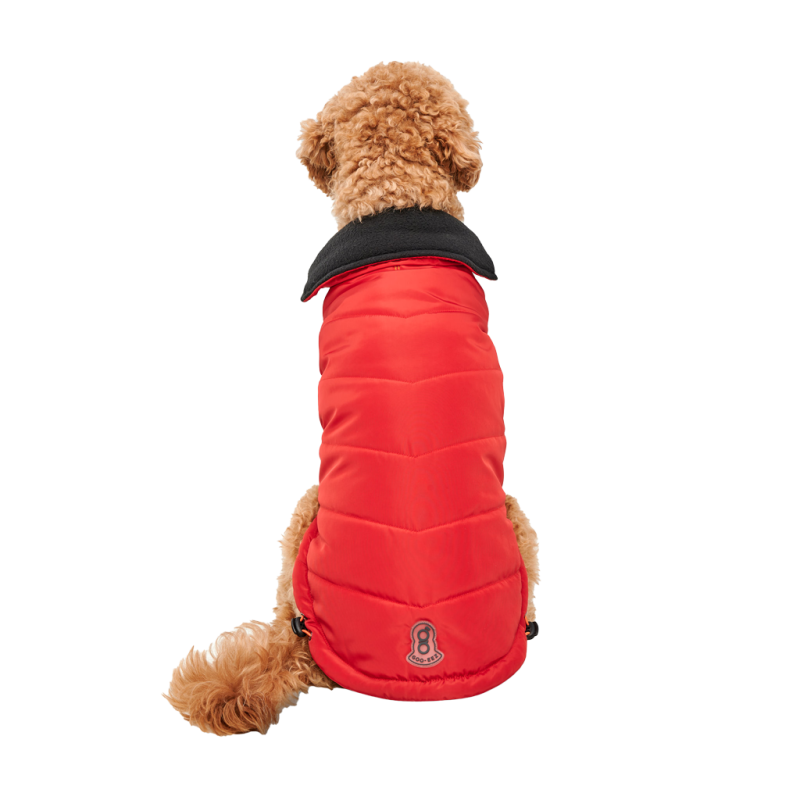 Goo-eez Mock Neck Signature Wrap Jakke XS Rød/Sort Goo-eez Mock Neck Signature Wrap Jakke XS Rød/Sort
