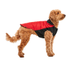 Mock Neck Signature Wrap Jakke L Rød/Sort Hundetøj Goo-eez