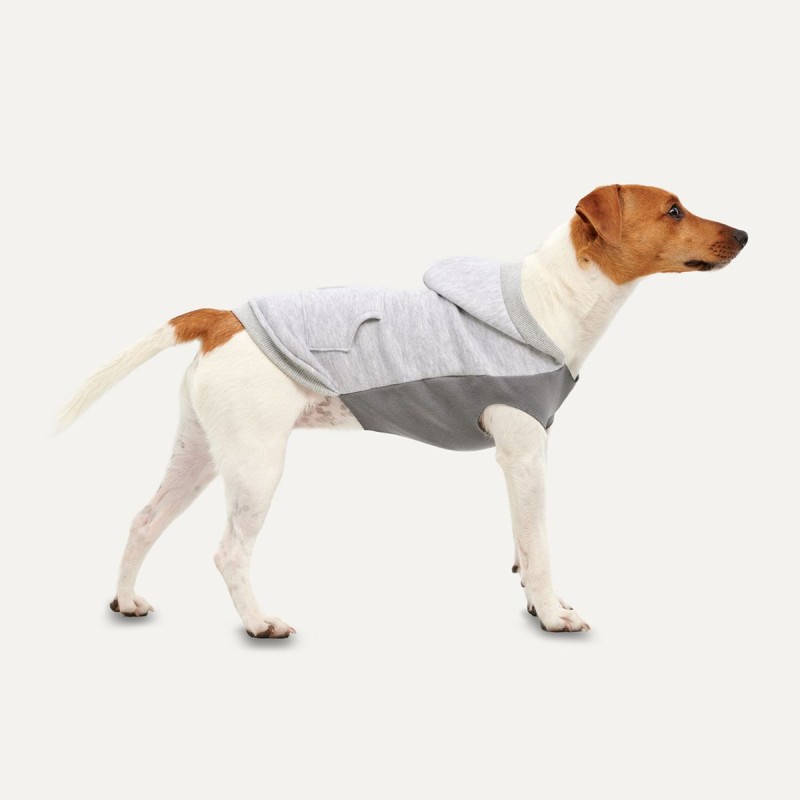 Kangaroo Fleece Hættetrøje S Grå Hundetøj Goo-eez