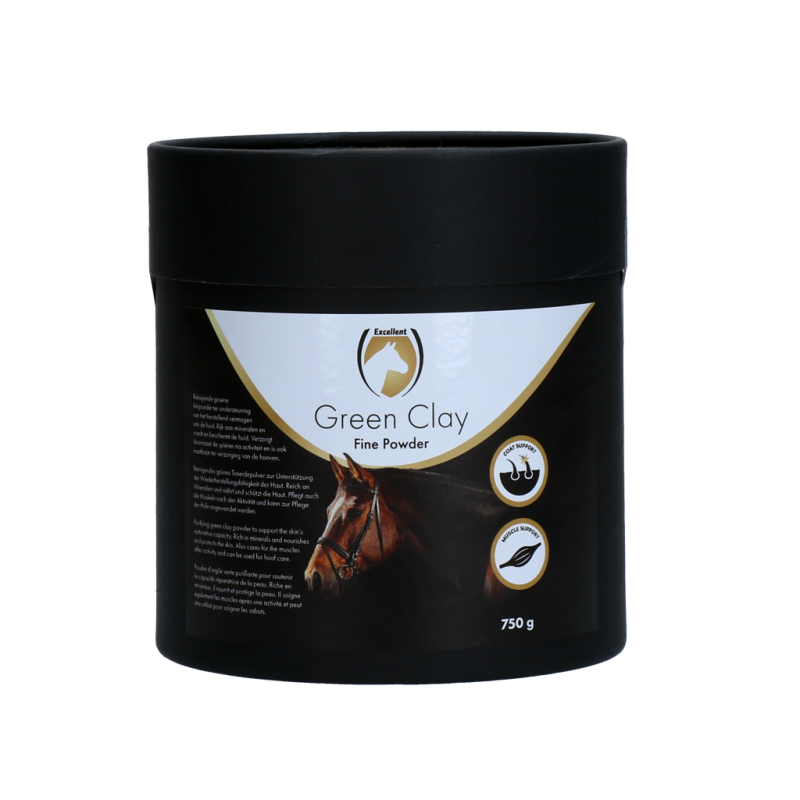 Excellent Horse Grønt ler fint pulver 750 g Excellent Horse Grønt ler fint pulver 750 g
