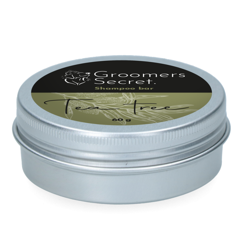 Groomers Secret Shampoobar med tea tree-motiv Groomers Secret Shampoobar med tea tree-motiv