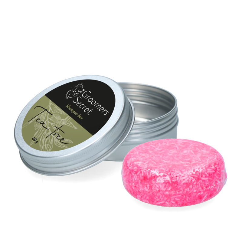 Groomers Secret Shampoobar med tea tree-motiv Groomers Secret Shampoobar med tea tree-motiv
