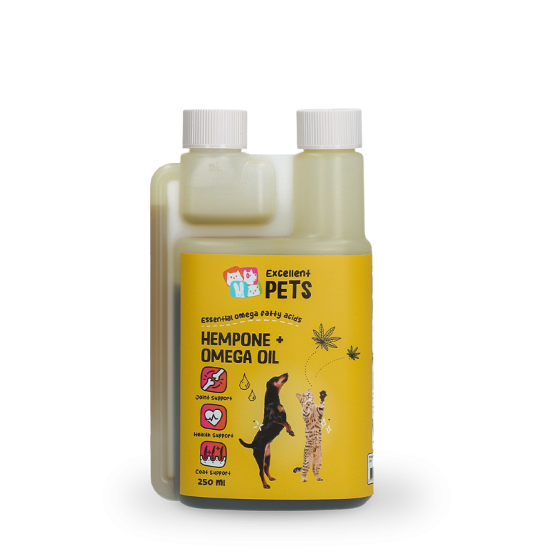 HempOne til Kat Omega Olie 250 ml Excellent Pets