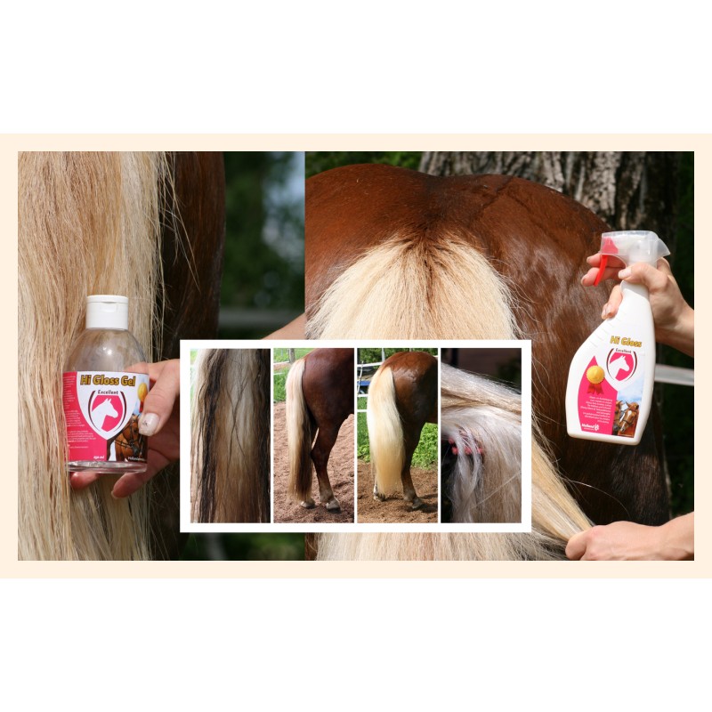 Excellent Horse Højglansspray 500 ml til hale og man Excellent Horse Højglansspray 500 ml til hale og man