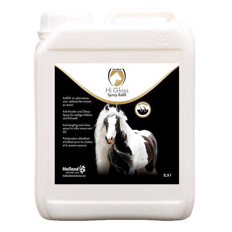 Excellent Horse Højglansspray refill 2,5 liter til man og hale Excellent Horse Højglansspray refill 2,5 liter til man og hale