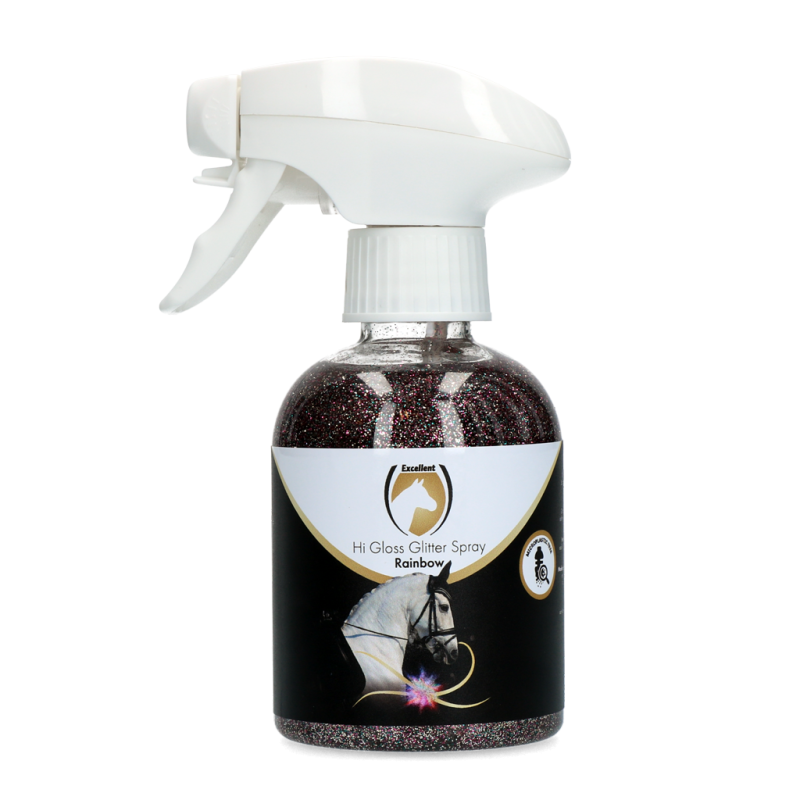 Excellent Horse Hi Gloss Glitter Spray Regnbue 250 ml Excellent Horse Hi Gloss Glitter Spray Regnbue 250 ml
