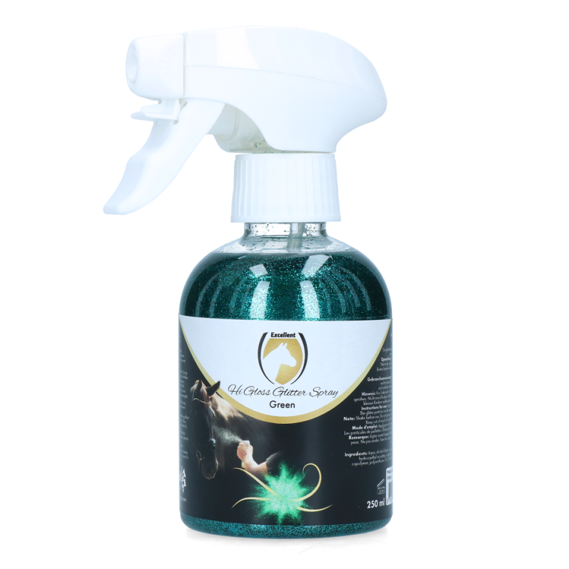 Excellent Horse Hi Gloss Glitter Spray Turkis 250 ml Excellent Horse Hi Gloss Glitter Spray Turkis 250 ml