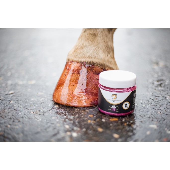 Hi Gloss Glitter Hovpolering Pink 150 ml Excellent Horse