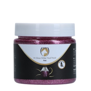 Hi Gloss Glitter Hovpolering Pink 150 ml Excellent Horse