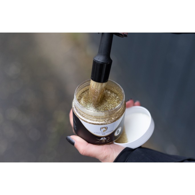 Hi Gloss Glitter Hovpolering Guld 150 ml Excellent Horse