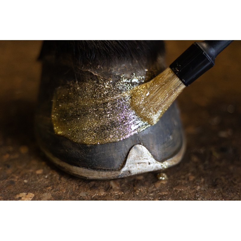 Excellent Horse Hi Gloss Glitter Hovpolering Guld 150 ml Excellent Horse Hi Gloss Glitter Hovpolering Guld 150 ml
