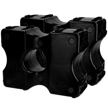 Cavaletti Hindringsklodser 2 stk. Sort Vplast