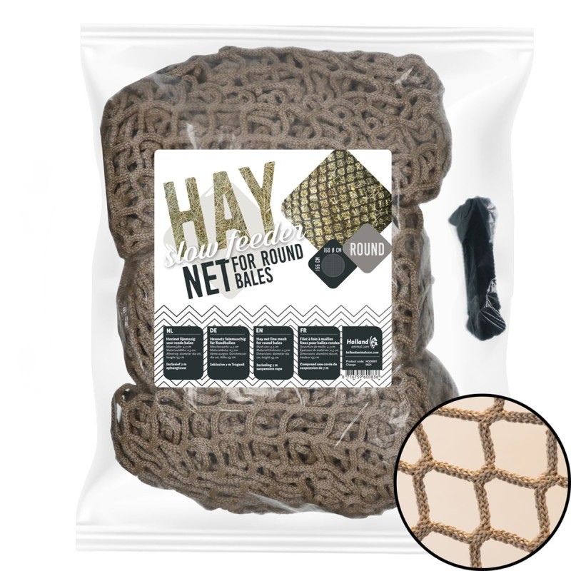 Slow Feeder Netto rundballe Hay