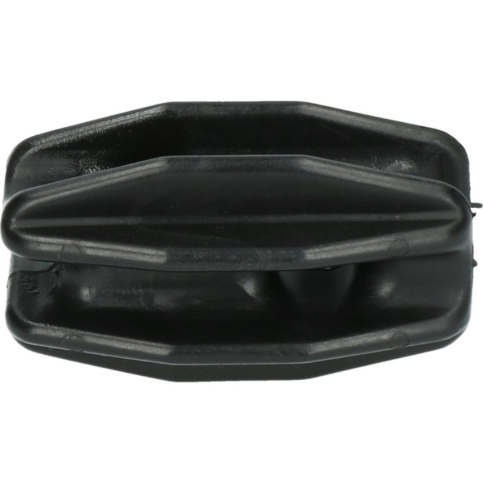 Deformationsisolator sort  L19cm