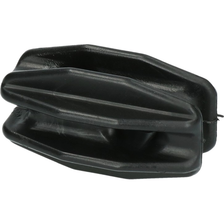 Deformationsisolator sort  L19cm