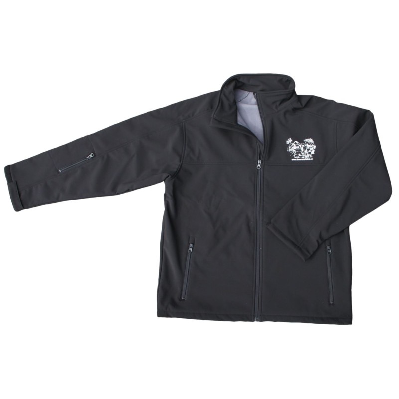 Vindtæt jakke sort str. Large Vindtæt jakke sort str. Large