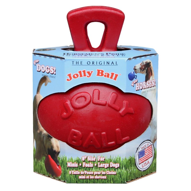 Legebold til hest Dobbelt Rød Jolly Legebold til hest Dobbelt Rød Jolly