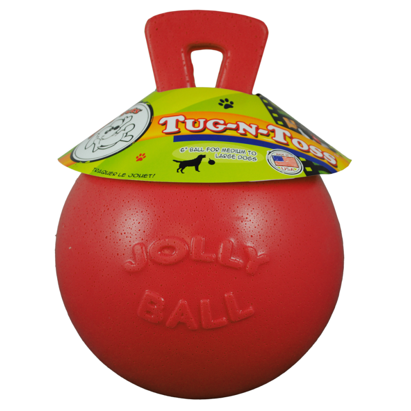 Jolly Tug-n-Toss Rød M (15 cm) Jolly Tug-n-Toss Rød M (15 cm)