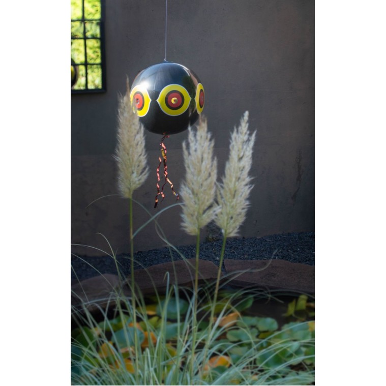 Skræmmeballon Sort Knock Pest S