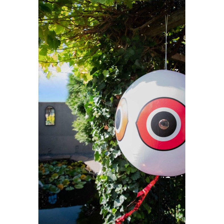 Skræmmeballon Hvid Knock Pest