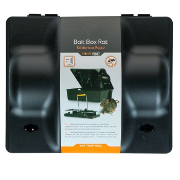 Agnkasse Rotte/Mus Dobbelt agn med rottefælde Knock Pest