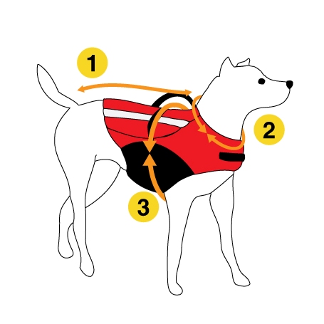 Knockdown-frakke (insektbeskyttelse) XXXXS (20 cm ryglængde) Dog Armor