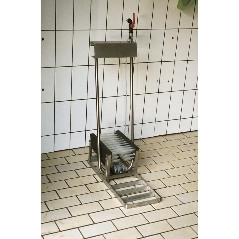 Støvlerenser Rustfrit Stål Lav 3 Børster L98cm Støvlerenser Rustfrit Stål Lav 3 Børster L98cm