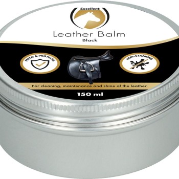 Læder- og sadelbalsam sort 150ml Excellent Læder- og sadelbalsam sort 150ml Excellent