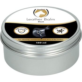 Læder- og sadelbalsam sort 150ml Excellent Læder- og sadelbalsam sort 150ml Excellent