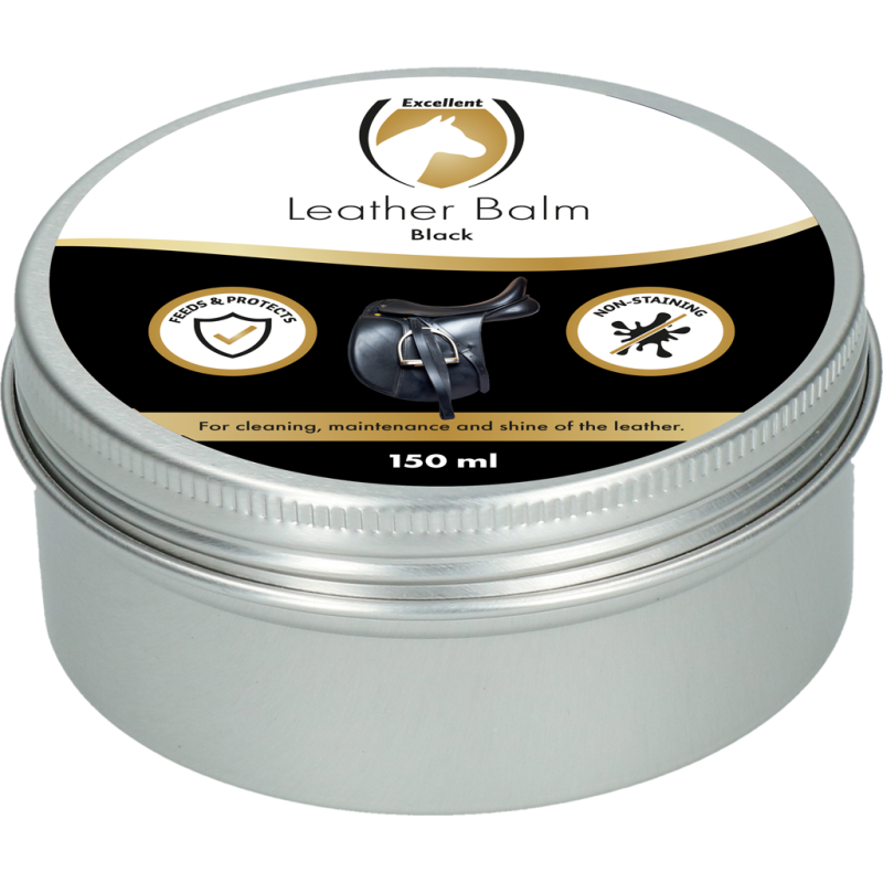 Excellent Læder- og sadelbalsam sort 150ml Excellent Læder- og sadelbalsam sort 150ml
