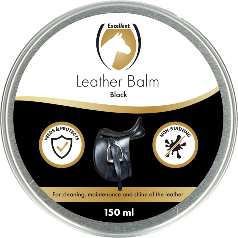 Excellent Læder- og sadelbalsam sort 150ml Excellent Læder- og sadelbalsam sort 150ml
