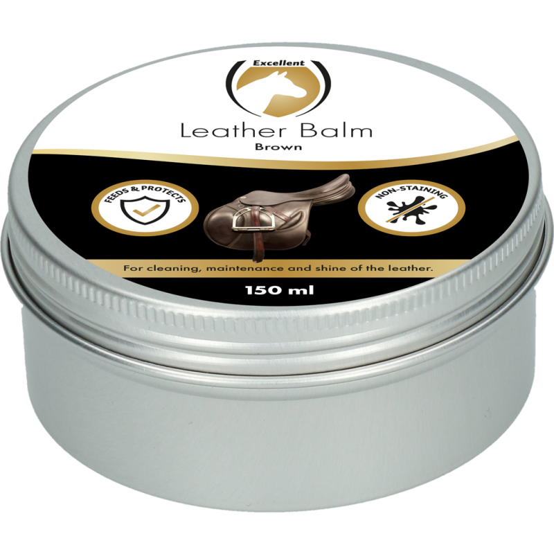 Excellent Læder- og sadelbalsam brun 150 ml Excellent Læder- og sadelbalsam brun 150 ml