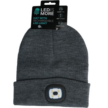 Hue med indbygget LED lys