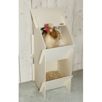 Kerbl Fjerkræ Duo Æglæggende Rede Træ Kerbl Fjerkræ Duo Æglæggende Rede Træ