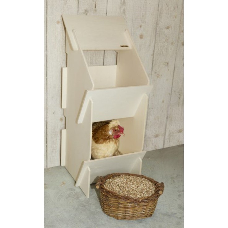 Kerbl Fjerkræ Duo Æglæggende Rede Træ Kerbl Fjerkræ Duo Æglæggende Rede Træ