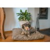 Plyspude Hundeseng M Taupe Let's Sleep