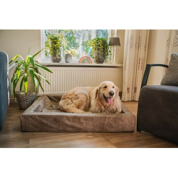 Comfy Cushion Hundekurv L Cognac Let's Sleep Comfy Cushion Hundekurv L Cognac Let's Sleep