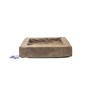 Komfortabel Pude Hundekurv M Taupe Let's Sleep