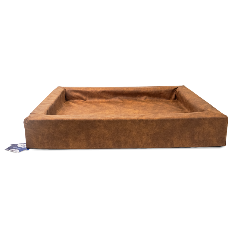 Let's Sleep Komfortabel Pude Hundekurv XL Cognac L104.7cm Let's Sleep Komfortabel Pude Hundekurv XL Cognac L104.7cm