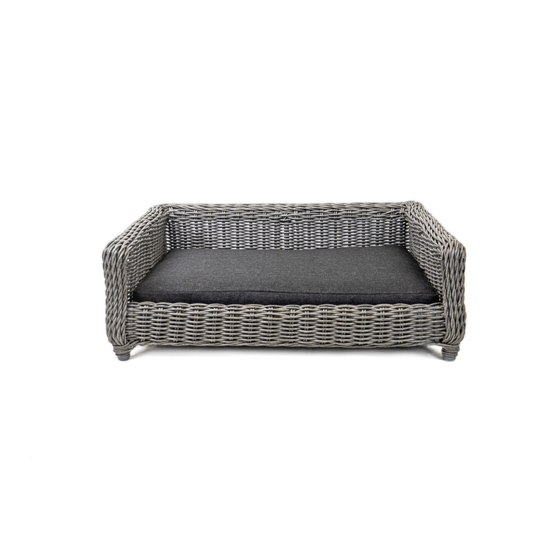 Let's Sleep Cozy Basket Flettet Hundekurv M Antracit L76.6cm Let's Sleep Cozy Basket Flettet Hundekurv M Antracit L76.6cm