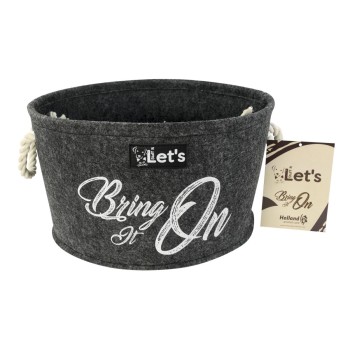 Kurv til legetøj antracit