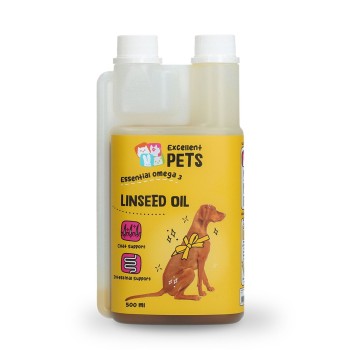 Hørfrøolie 500 ml Excellent Pets Hørfrøolie 500 ml Excellent Pets