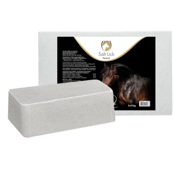 Salt slikkesten Naturel 3 x 2 kg Excellent Horse